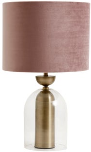 Lampa stołowa metalowa Ø33x57 cm – obraz-1