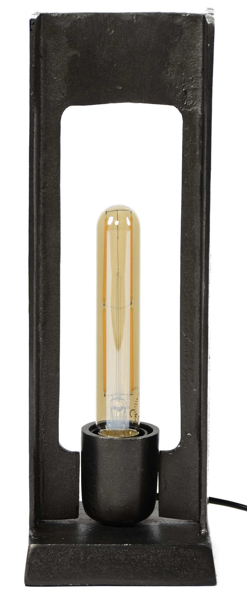 Lampa stołowa H-Shape 13x37 cm czarna – grafika-1.