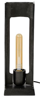 Lampa stołowa H-Shape 13x37 cm czarna – grafika-1.