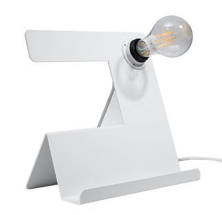 Lampa biurkowa INCLINE biała – grafika-1.