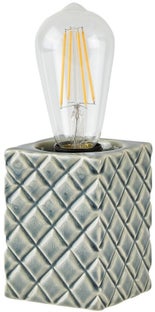 Lampa stołowa niebieska 13x15 cm – obraz-1