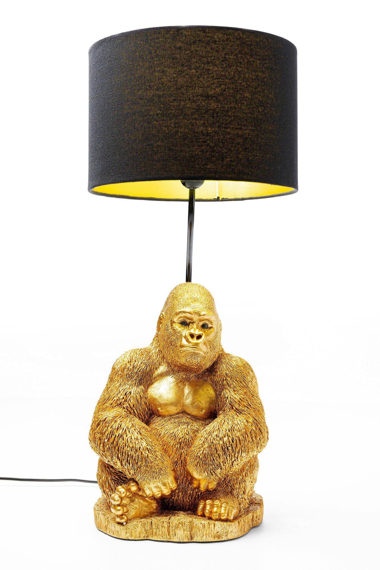 Lampa stołowa czarna 30x70 cm – obraz-1