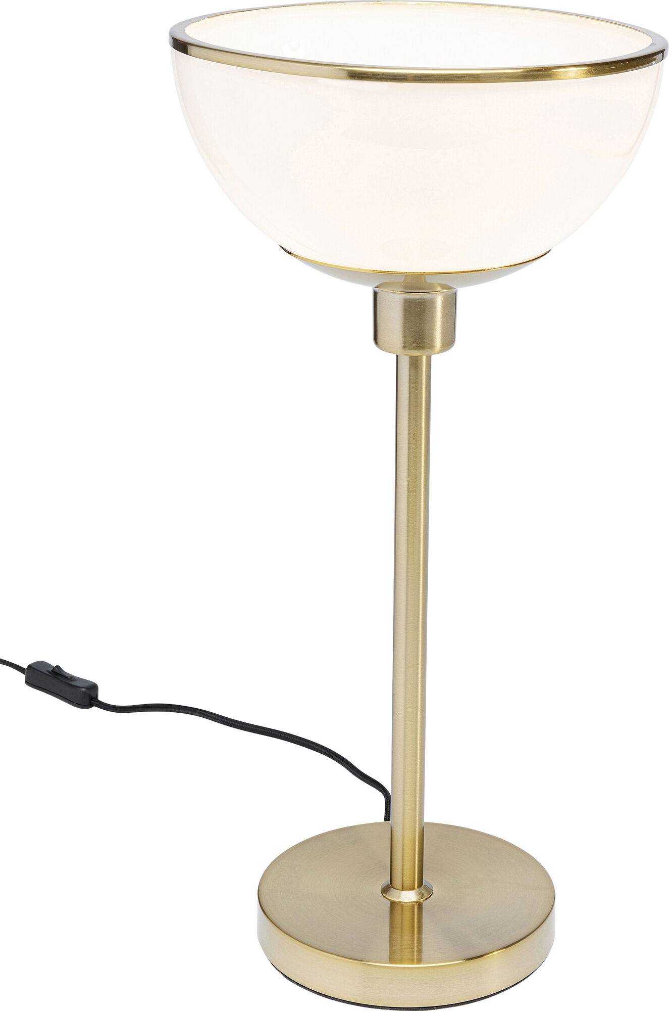 Lampa stołowa Oslo Ø24x40 cm biało-złota – grafika-1.
