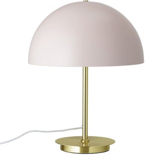 Lampa stołowa różowo-złota 34x44 cm  – obraz-1