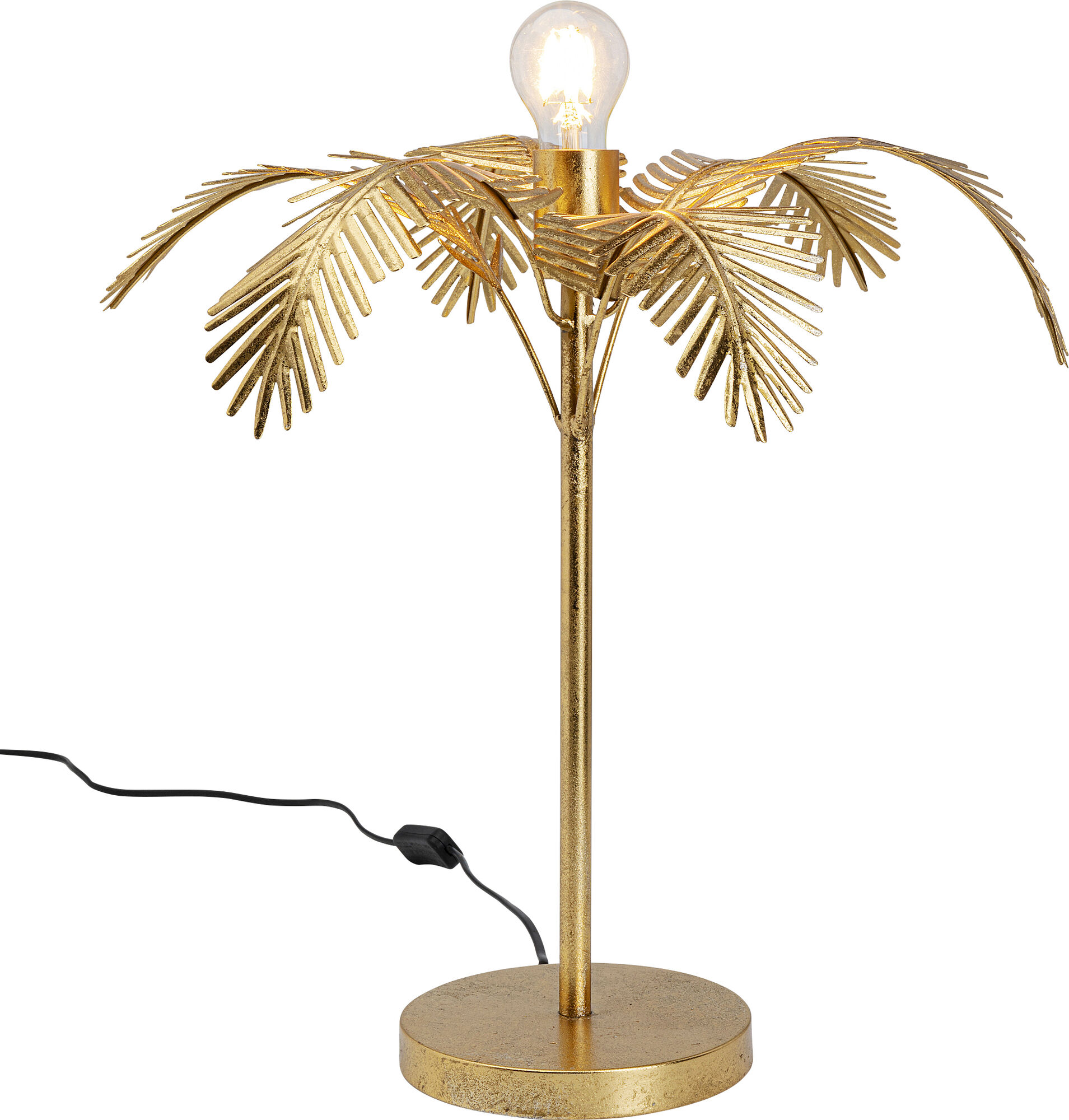 Lampa stołowa Palmera 50x52 cm złota – obraz-1