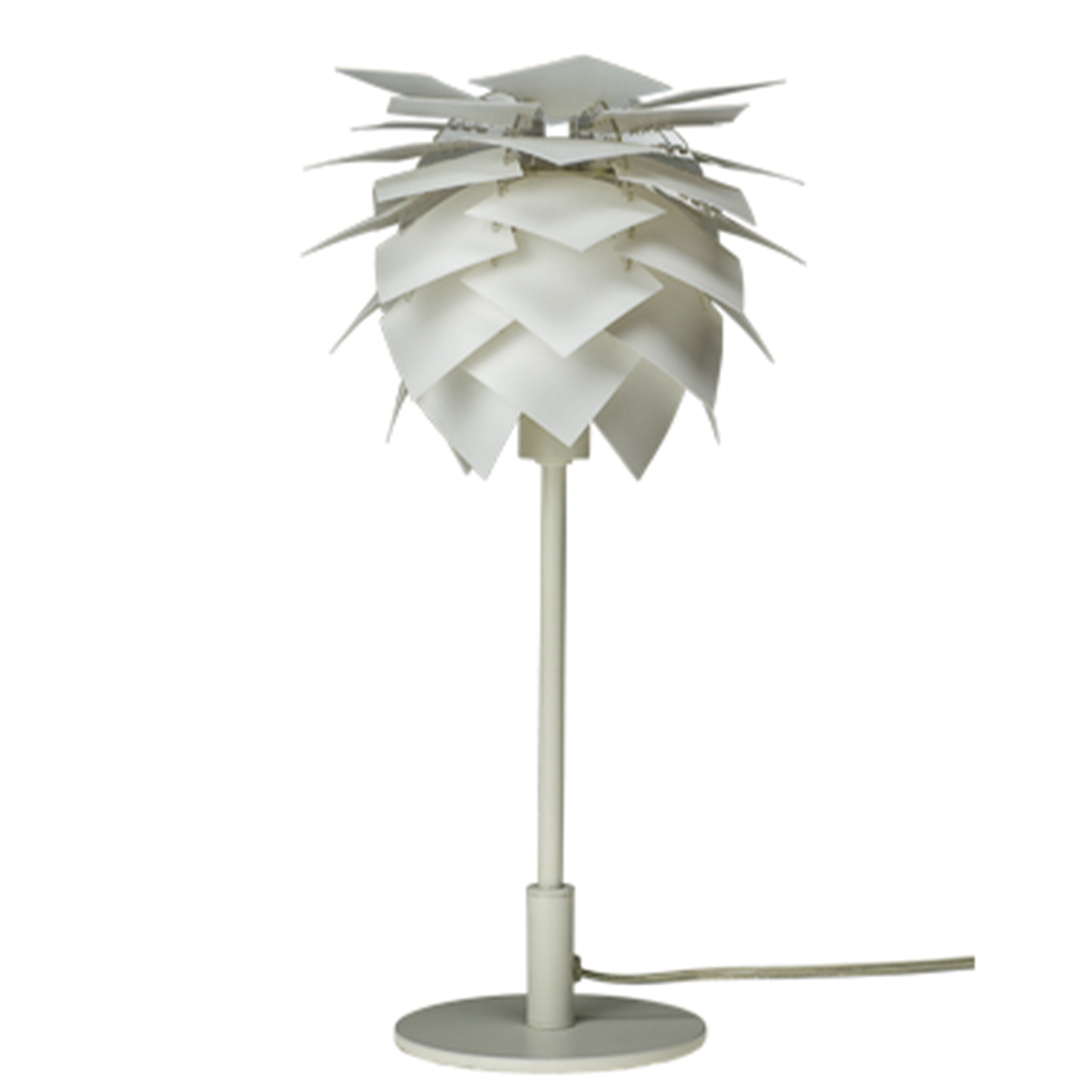 Lampa stołowa PineApple XS biała metalowa akrylowa stylowa – grafika-1.