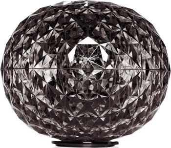 Lampa stołowa Planet Ø31x28 cm przydymiona – obraz-1