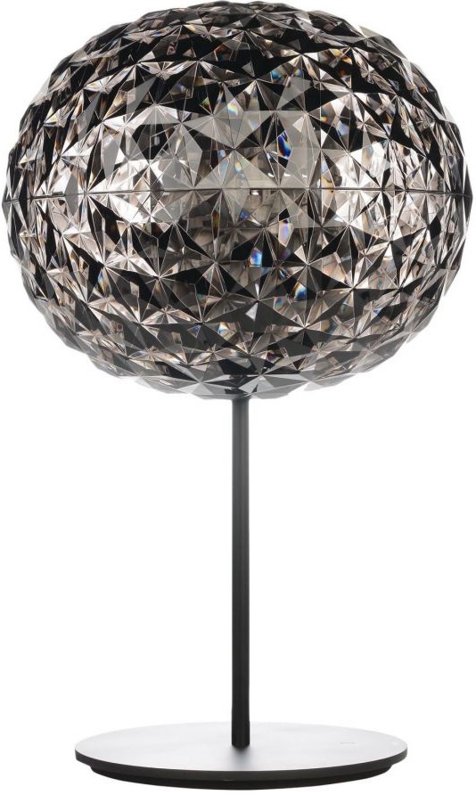 Lampa stołowa Planet Ø31x53 cm przydymiona – obraz-1