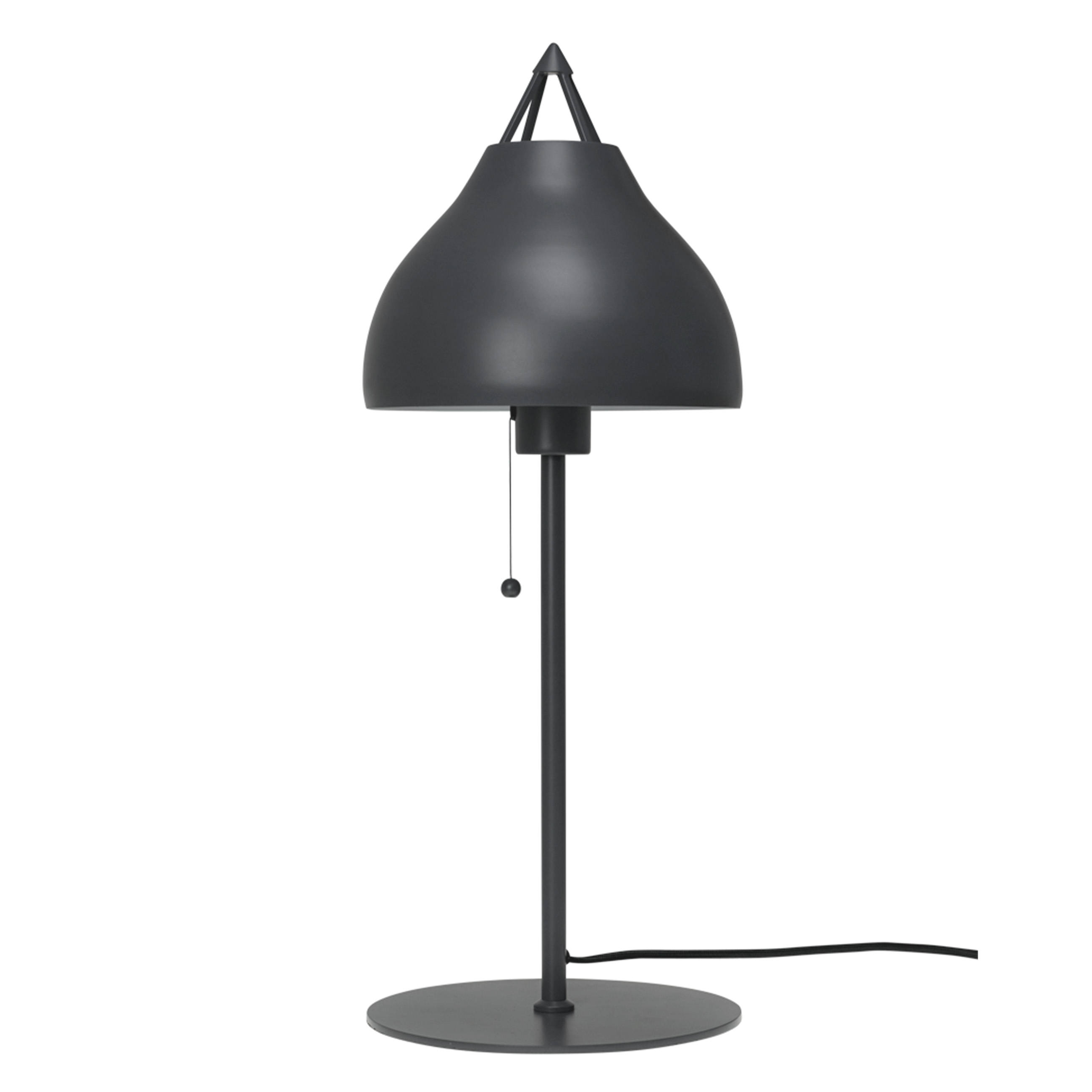 Lampa stołowa Pyra D23 szara metalowa nowoczesna – grafika-1.