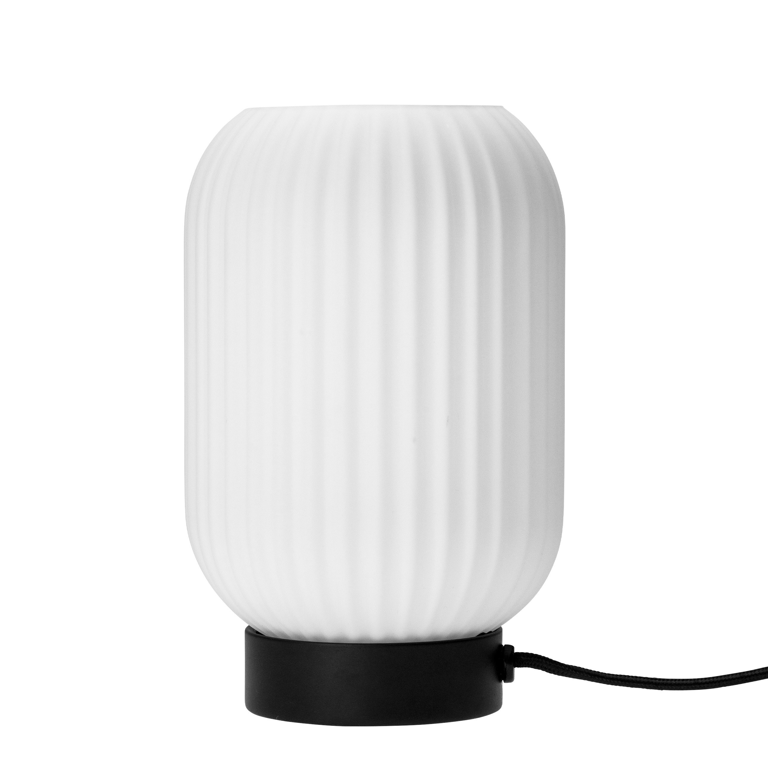 Lampa stołowa Riflet opalowa czarna w stylu nowoczesnym – grafika-1.