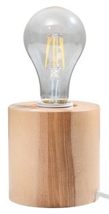 Lampa biurkowa SALGADO naturalne drewno – grafika-1.
