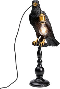 Stolna Lampa Animal Sitting Crow Matt Black – slika-1.