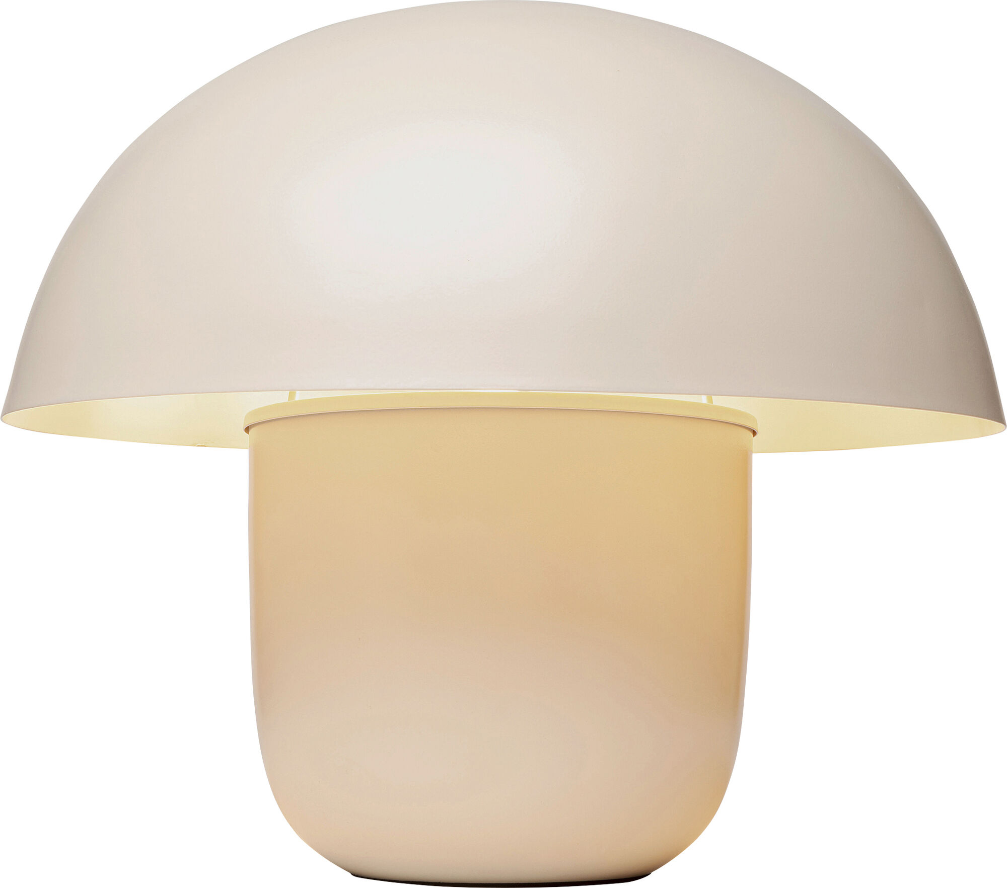 Mushroom Pöytävalaisin - Beige, 44cm – kuva-1.