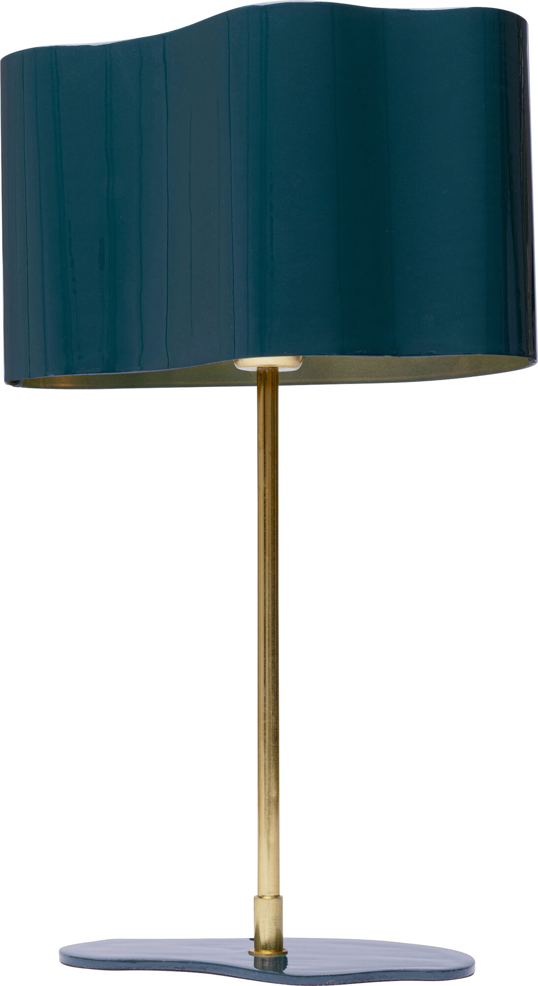 Bordslampa Cloudy Oval Petrol, 49cm – bild-1.