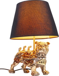 Lampa stołowa Steampunk Pug 30x44 cm złota – obraz-1