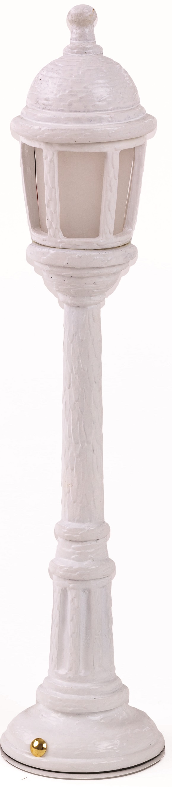 Lampa stołowa Street Ø10x42 cm biała – obraz-1