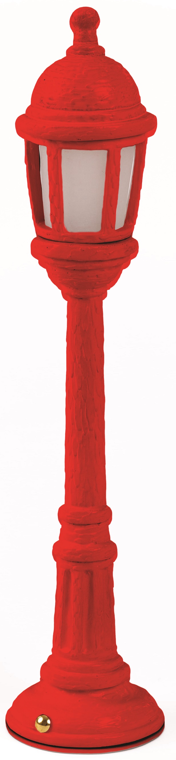 Lampa stołowa Street Ø10x42 cm czerwona – obraz-1