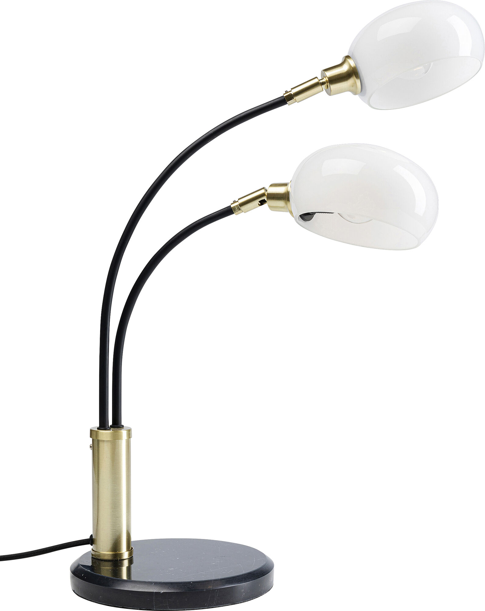 Lampa stołowa Two Fingers Duo 44x55 cm czarna – obraz-1