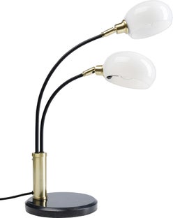 Lampa stołowa Two Fingers Duo 44x55 cm czarna – obraz-1