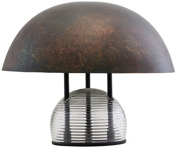 Lampa stołowa Umbra brązowa – obraz-1