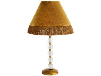 Lampa stołowa Velso 55 cm musztardowa – obraz-1