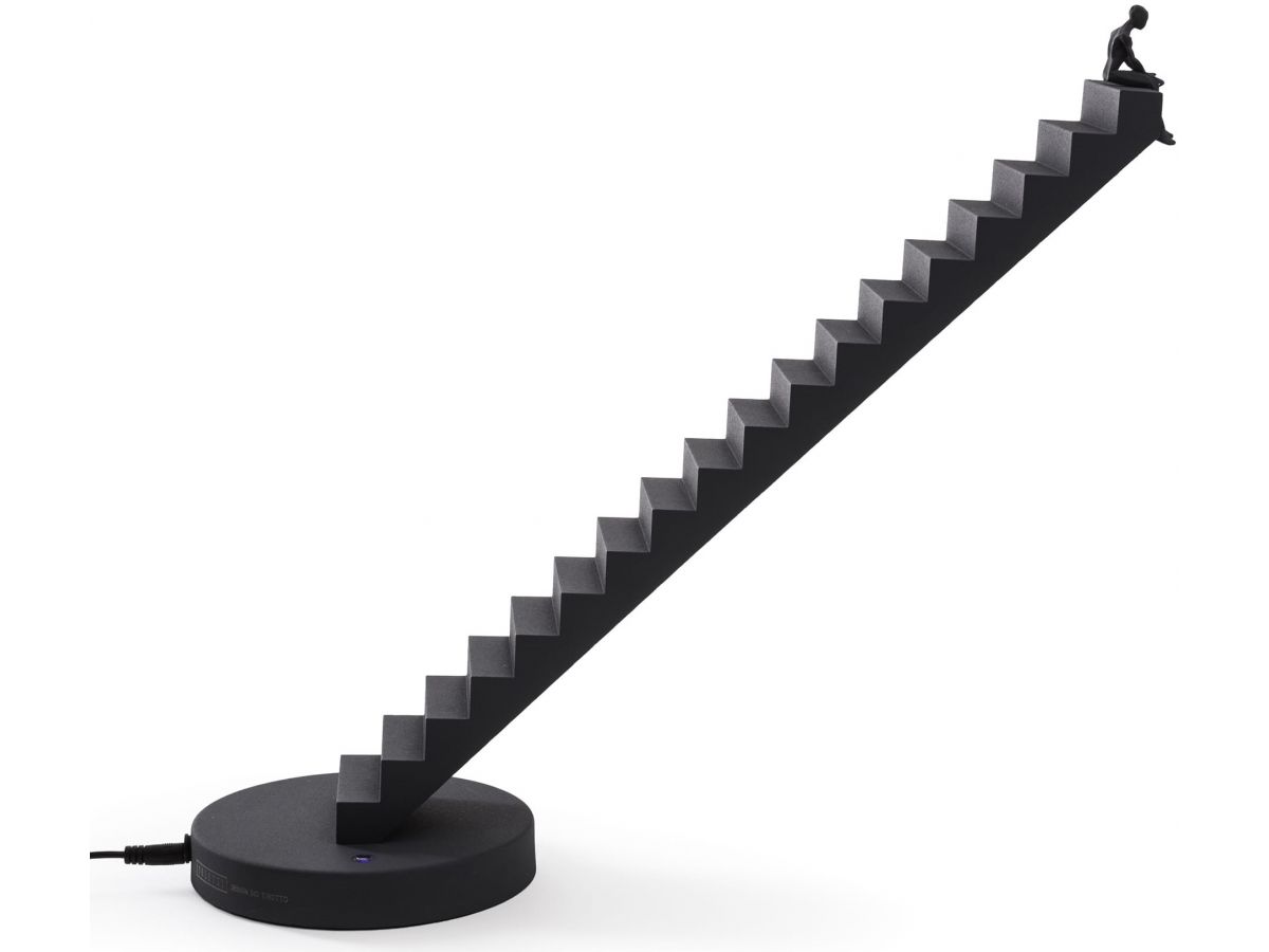 Lampa stołowa Verso antracytowa – obraz-1