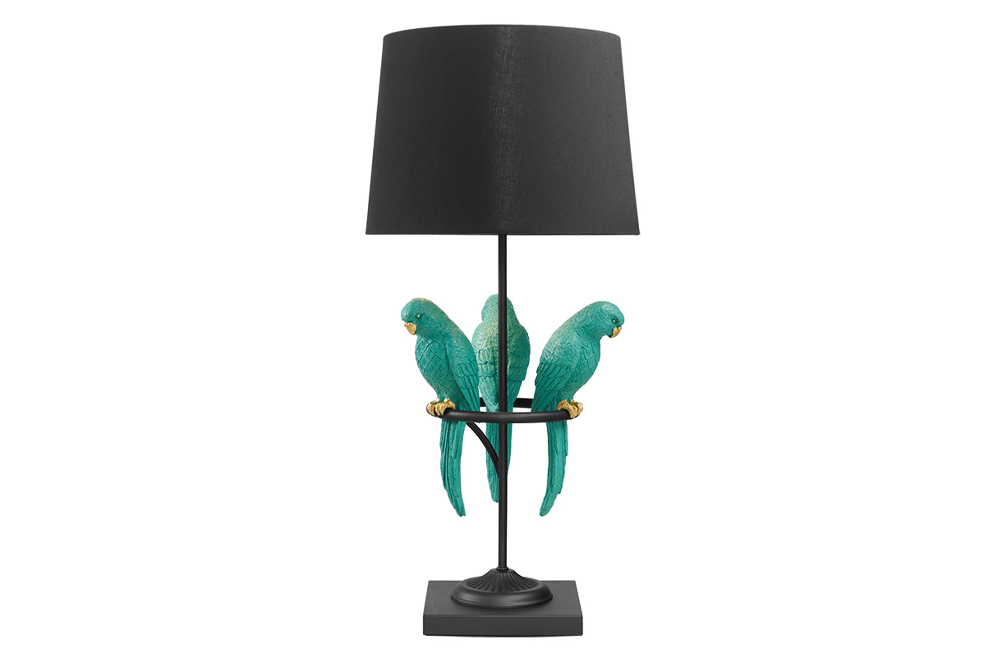 Lampa stołowa WILDLIFE 75cm zielone papugi polirezyna – grafika-1.