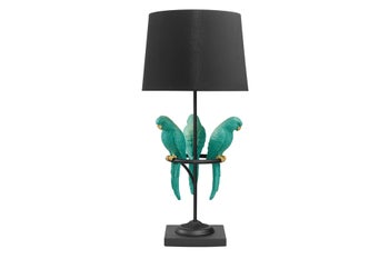 Lampa stołowa WILDLIFE 75cm zielone papugi polirezyna – grafika-1.
