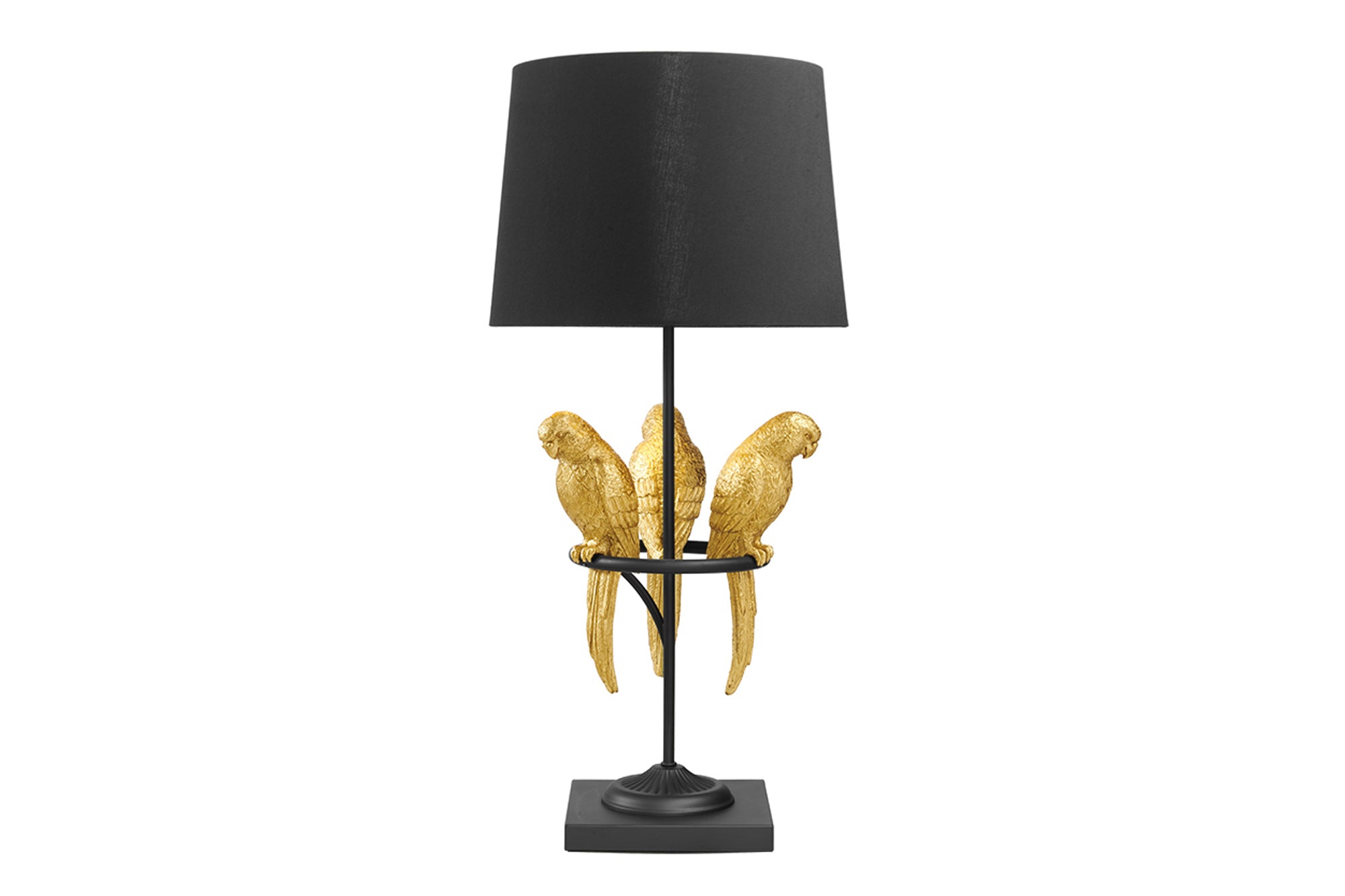 Lampa stołowa WILDLIFE 75cm złote papugi polirezyna – grafika-1.