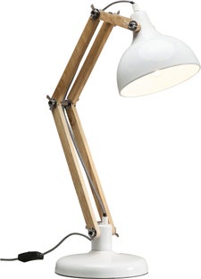 Lampa stołowa Work Station 20x65 cm biała – obraz-1