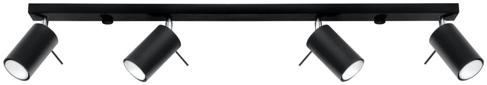Plafon RING 4L czarny – grafika-1.