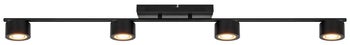 Lampa sufitowa Ø8x115 cm czarna – obraz-1