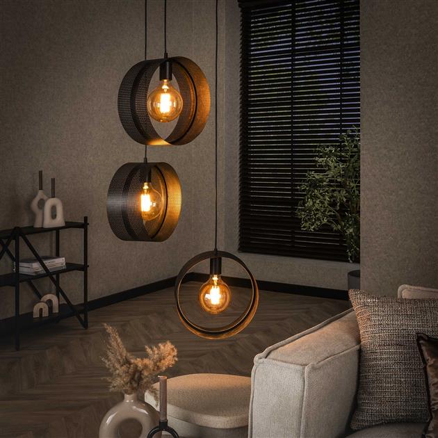 Lampa wisząca 3L pierścień perforowany – grafika-1.
