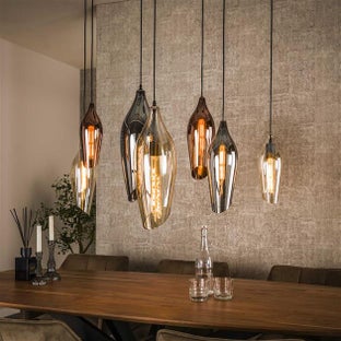 Lampa wisząca 4+3 cocoon mix glass – grafika-1.