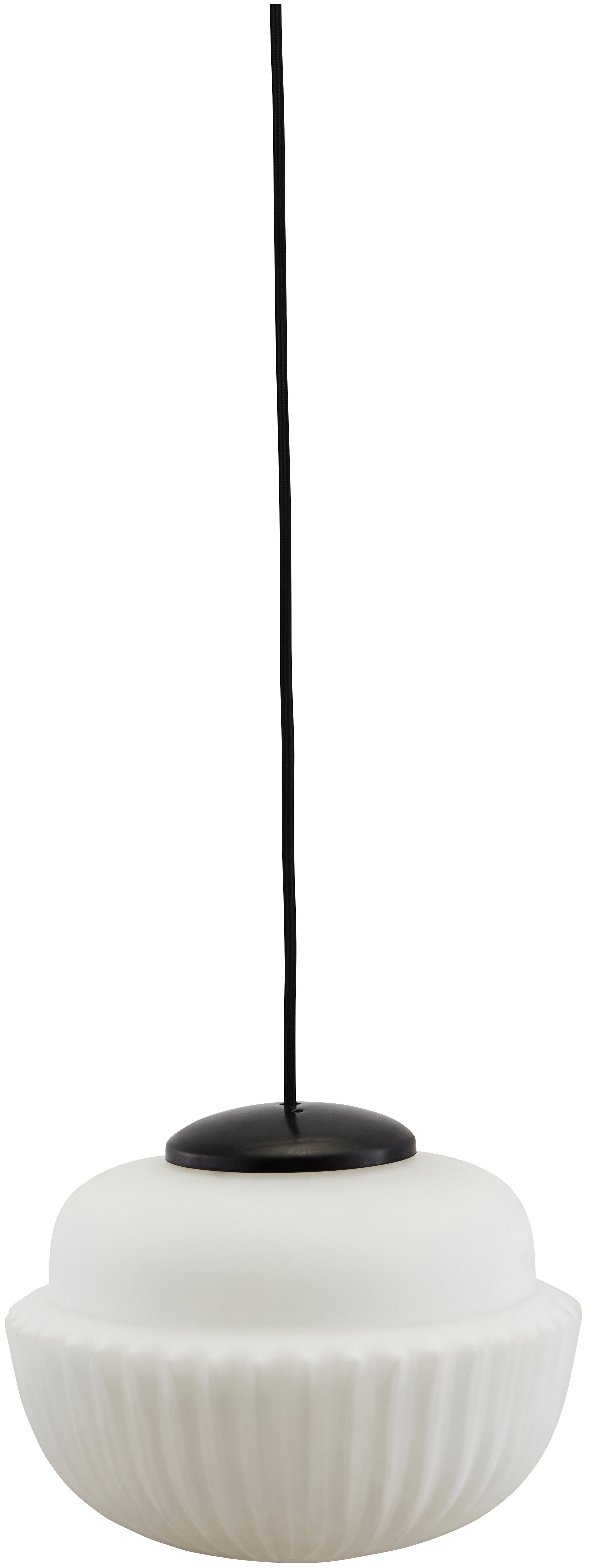 Lampa wisząca Acorn Ø29 cm biała – obraz-1
