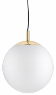 Lampa wisząca Alur M ∅30x160 cm złota-biała – obraz-1