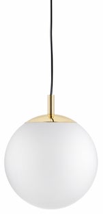 Lampa wisząca Alur S ∅25x160 cm złota-biała – obraz-1