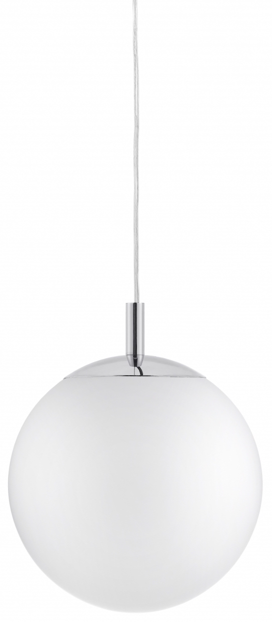 Lampa wisząca Alur S ∅25x160 cm chromowo-biała – obraz-1