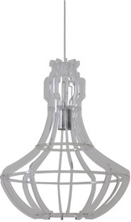 Lampa wisząca Amory 50x40 cm transparentna – obraz-1