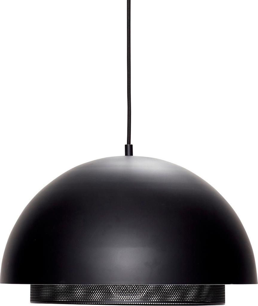 Lampa wisząca Armin ∅40x28 cm czarna – obraz-1