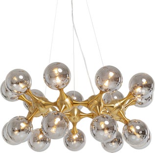 Pendul Atomic Balls Auriu Ø74cm – imagine-1.