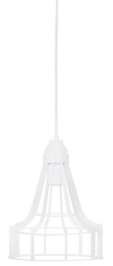 Lampa wisząca Becky 23x29 cm biała – obraz-1