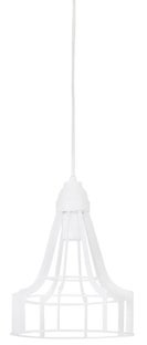 Lampa wisząca Becky 23x29 cm biała – obraz-1