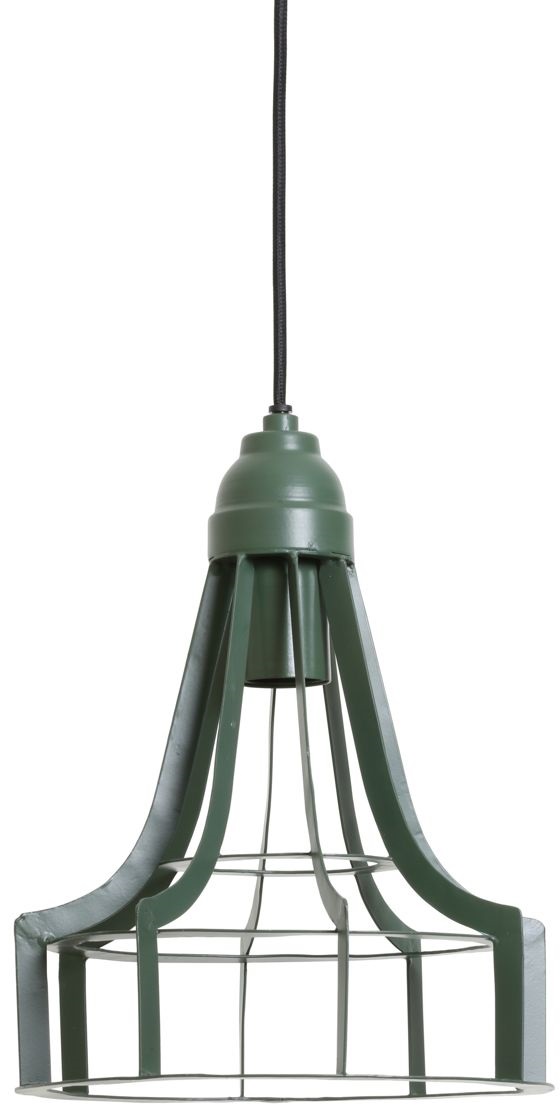 Lampa wisząca Becky 23x29 cm ciemnozielona – obraz-1