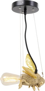 Lampa wisząca pszczoła złota 19x16 cm – obraz-1