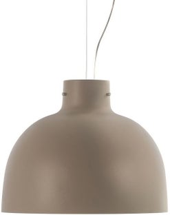 Lampa wisząca Bellissima Ø50x41 cm szarobrązowa – obraz-1
