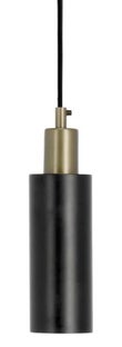 Lampa wisząca metalowa czarna 27 cm – obraz-1