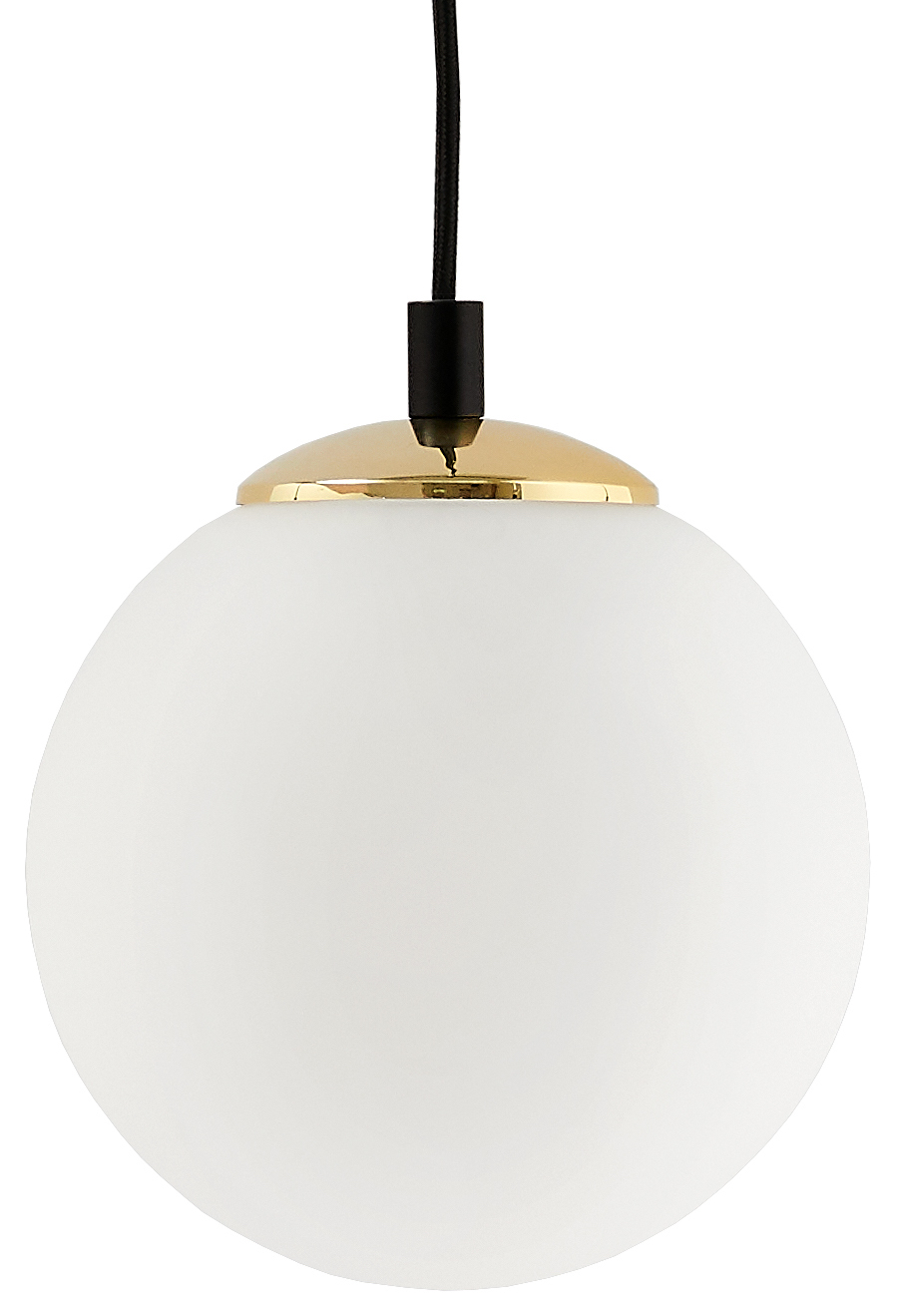 Lampa wisząca Bler 1 ∅20x120 cm biało-złota – obraz-1