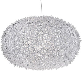 Lampa wisząca Bloom 80x52 cm transparentna kryształowa – obraz-1