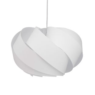 Lampa wisząca Boleo biała nowoczesny design z organicznymi kształtami – grafika-1.